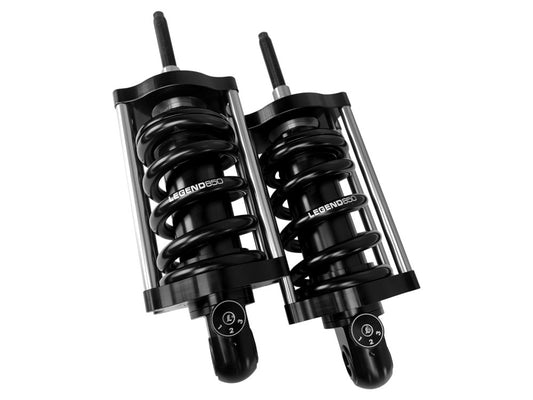 REVO-A Series, Adjustable Heavy Duty Rear Shock Absorbers – Black. Fits Softail 2000-2017.