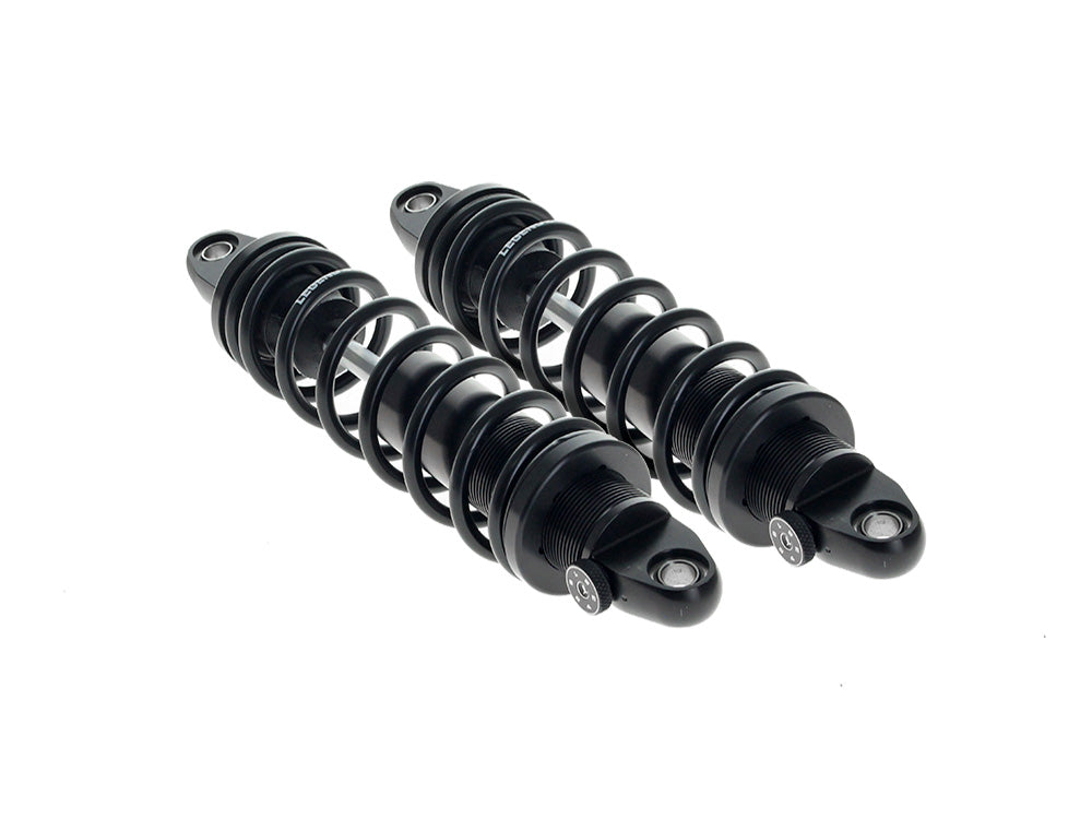 REVO-A Series, 13.6in. Adjustable Rear Shock Absorbers – Black. Fits FLH Trike 2017up