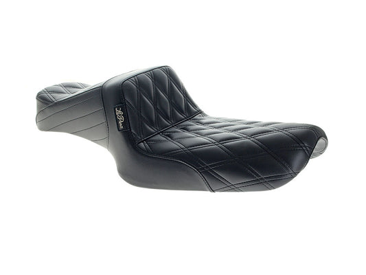 Tailwhip Dual Seat – Double Diamond. Fits Sportster 1982-2003.