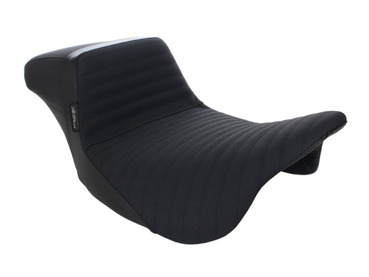 Kickflip Dual Seat with Pleated Gripper Tape. Fits Touring 2008up.