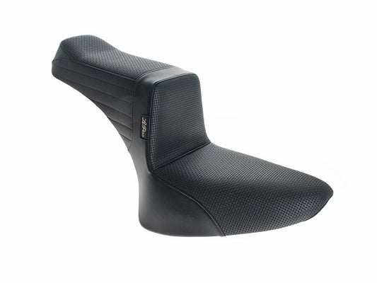 TailWhip Dual Seat – Basket Weave. Fits Softail 1984-1999.