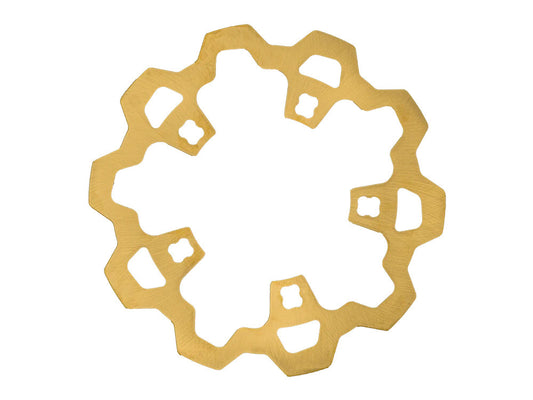 11.8in. Front Enforcer/Prodigy Disc Rotor – Gold. Fits Touring 2014-2023 with OEM Wheel.