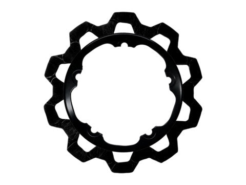 11.8in. Front Bow-Tie Disc Rotor – Black Band & Black Carrier. Fits V-Rod & Dyna 2006-2017 Models with OEM Cast Wheel.