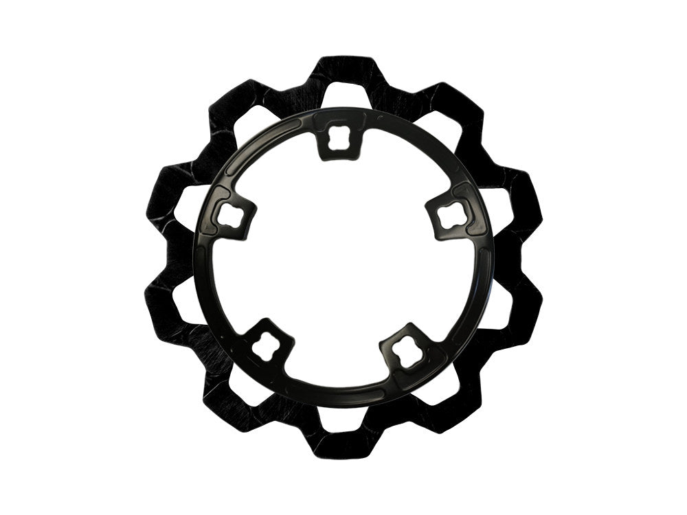 11.8in. Front Bow-Tie Disc Rotor – Black Band & Black Carrier. Fits Most Touring 2014-2023