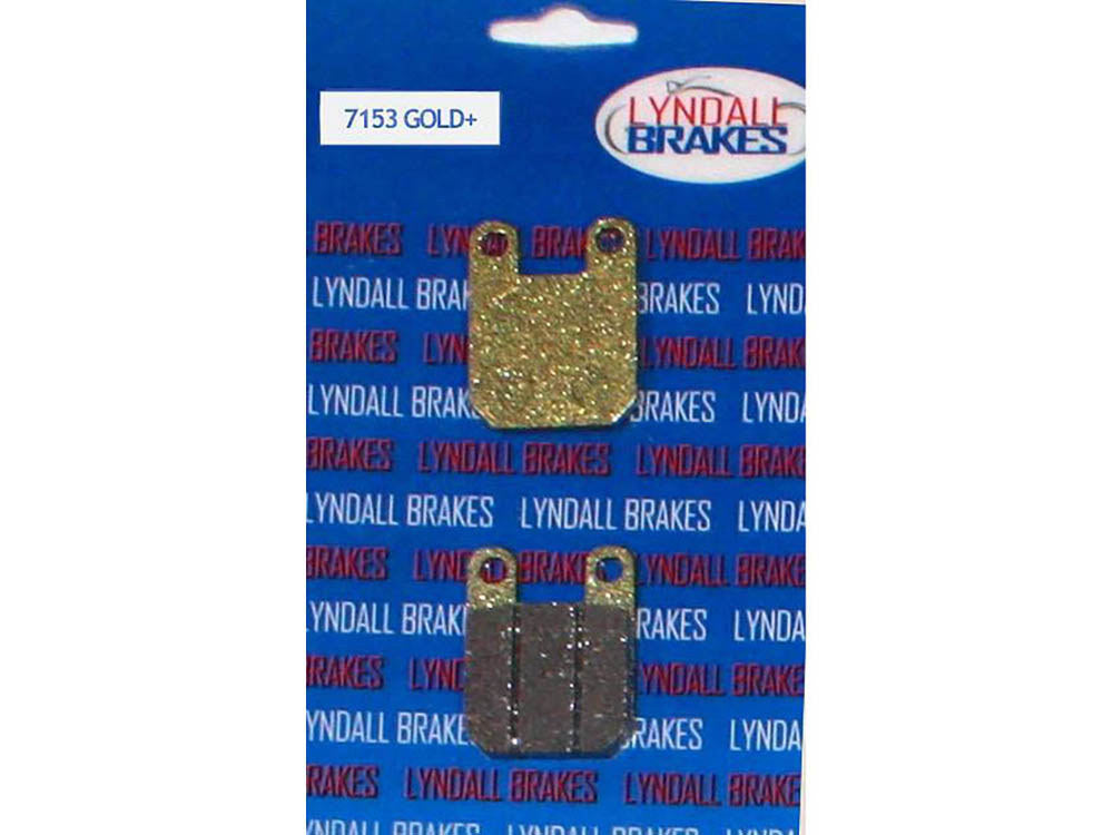 Gold-Plus Brake Pads. Fits Performance Machine 125X4SL & 125X45 Calipers.