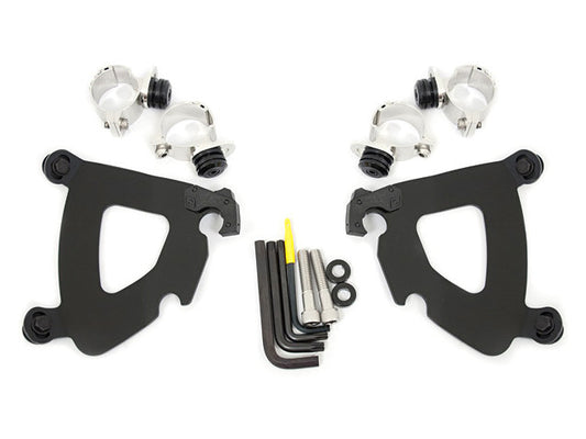 Black Gauntlet Trigger-Lock Mounting Hardware. Fits Sportster XL1200X 2010-2015.