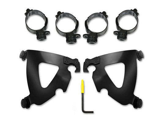 Black Road Warrior Trigger-Lock Mounting Hardware. Fits Sport Glide 2018-2024 & Low Rider ‘S’ 2020up.