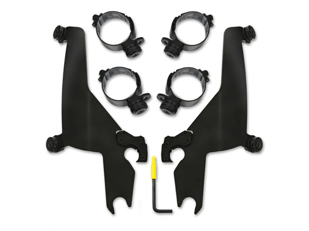 Windshield Mount Kit – Black. Fits Sport Glide 2018-2024