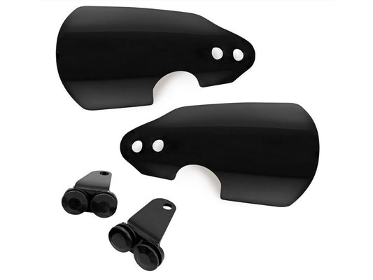 Handguards – Black. Fits Road King Special 2017-2020 running OEM Front Indicators.