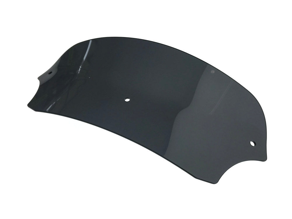 Standard Windshield for Memphis Shades Batwing Fairing. 5in. High, Dark Black.