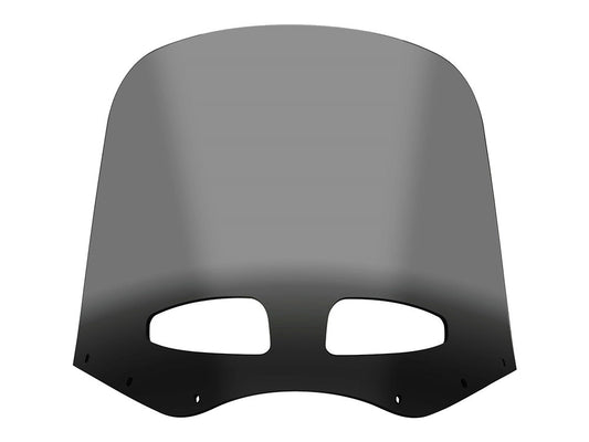 Vented Road Warrior Windshield – 15in. Black Smoke