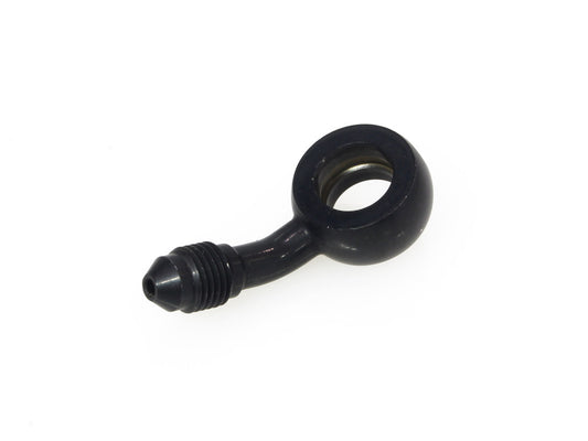 Black 7/16in. ID, 35 Degree Banjo – Male #3 End.