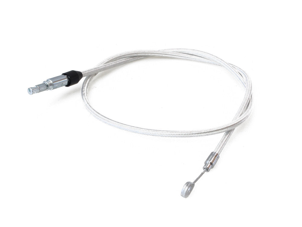 54in. Quick Connect Upper Clutch Cable – Sterling Chromite. Fits Softail 2018-2024 & Most Touring 2021-2024