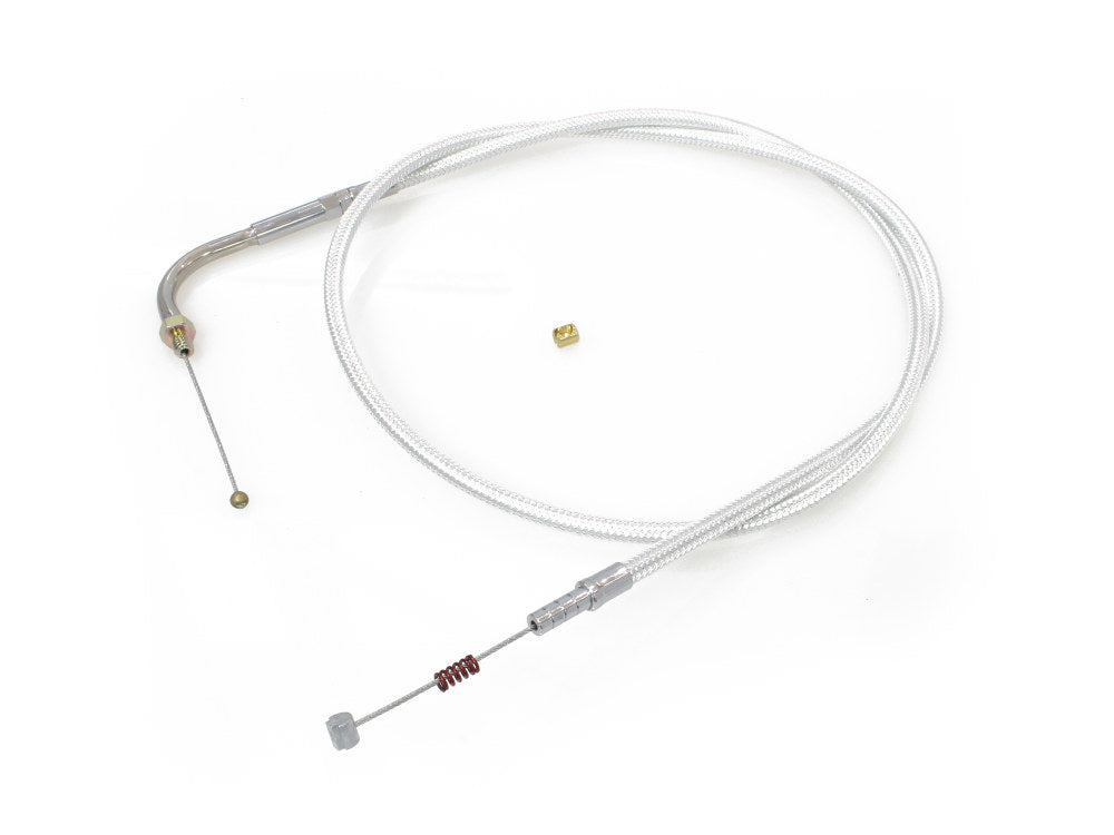 39-1/2in. Idle Cable – Sterling Chromite. Fits Big Twin 1990-1995.