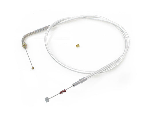 39-1/2in. Idle Cable – Sterling Chromite. Fits Big Twin 1990-1995.