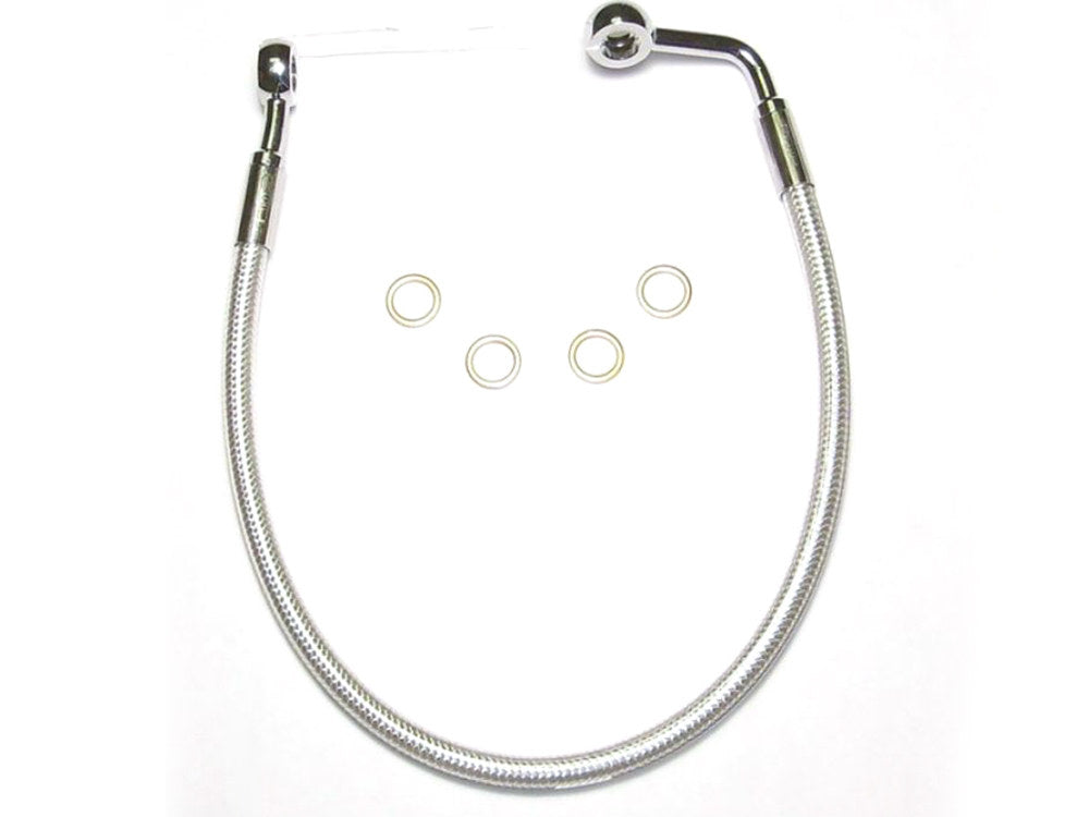 Rear Brake Line – Sterling Chromite. Fits Dyna 2008-2011