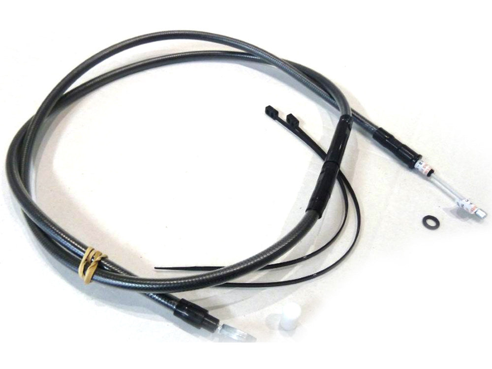 63in. Clutch Cable – Black Pearl. Fits 5Spd Big Twin 1987-2006