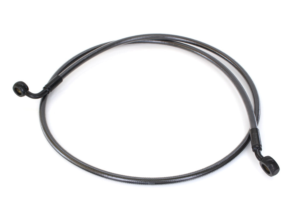 48in. E-Z Align Front Brake Line with 7/16in. x 35 Degree Banjo – Black Pearl.