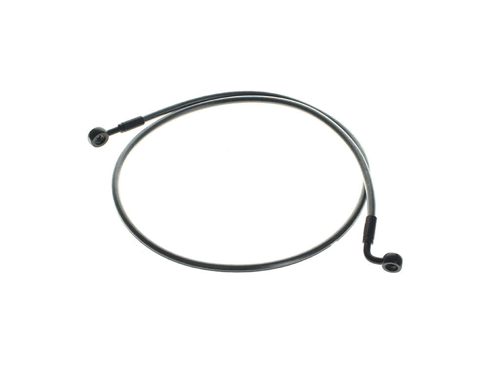 44in. E-Z Align Front Brake Line with 7/16in. x 180 Degree Banjo – Black Pearl
