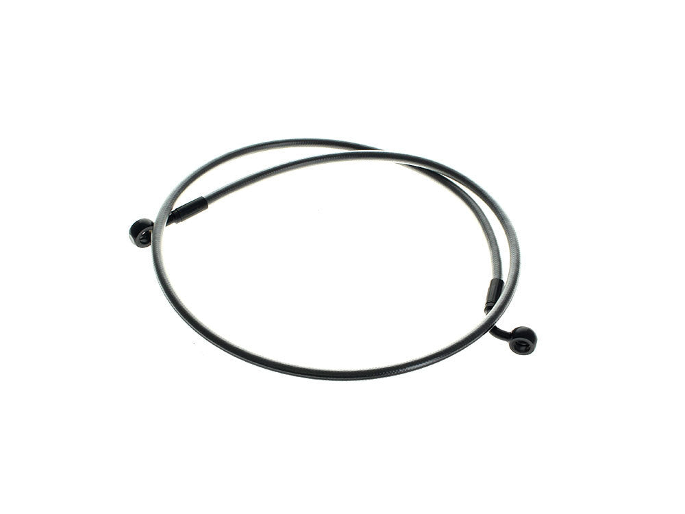 45in. E-Z Align Front Brake Line with 7/16in. x 180 Degree Banjo – Black Pearl