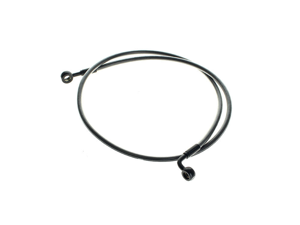46in. E-Z Align Front Brake Line with 7/16in. x 180 Degree Banjo – Black Pearl