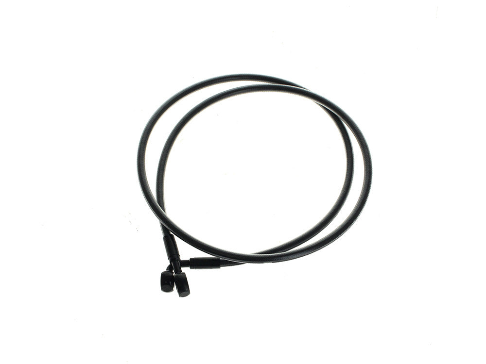 50in. E-Z Align Front Brake Line with 7/16in. x 180 Degree Banjo – Black Pearl