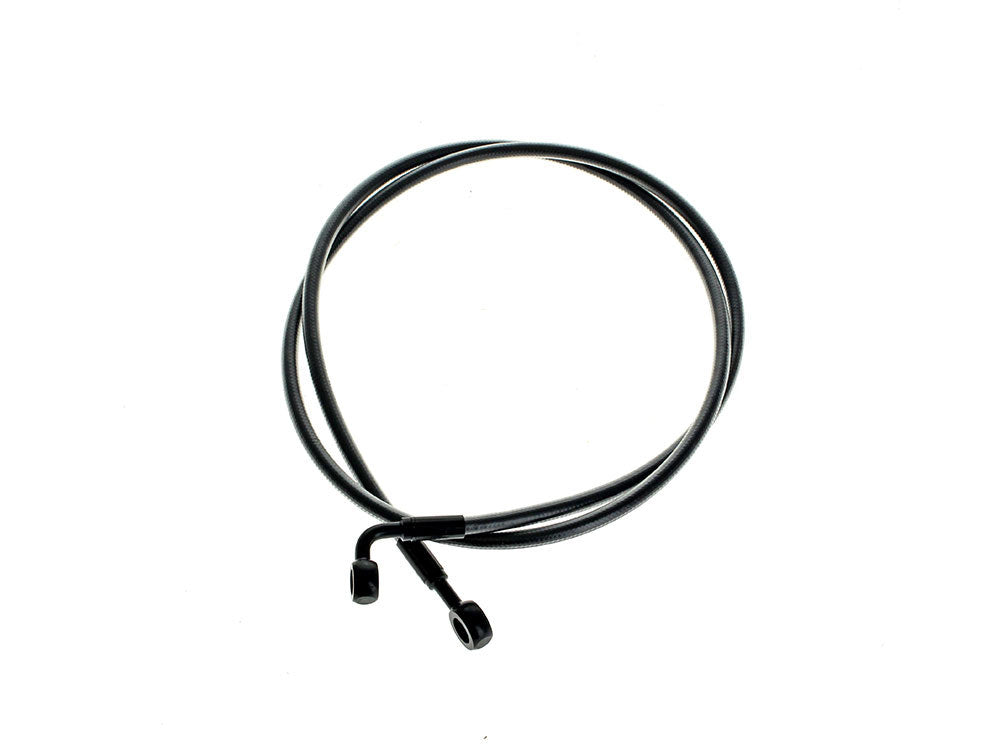 54in. E-Z Align Front Brake Line with 7/16in. x 180 Degree Banjo – Black Pearl