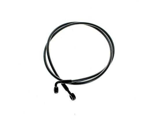 54in. E-Z Align Front Brake Line with 7/16in. x 180 Degree Banjo – Black Pearl