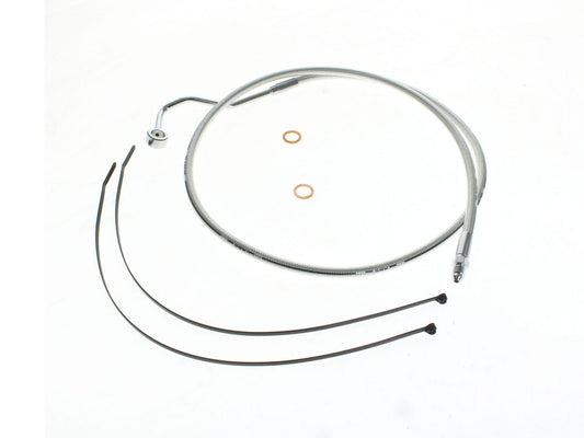 Mid Front Brake Line – Sterling Chromite. Fits Touring 2014up with ABS.