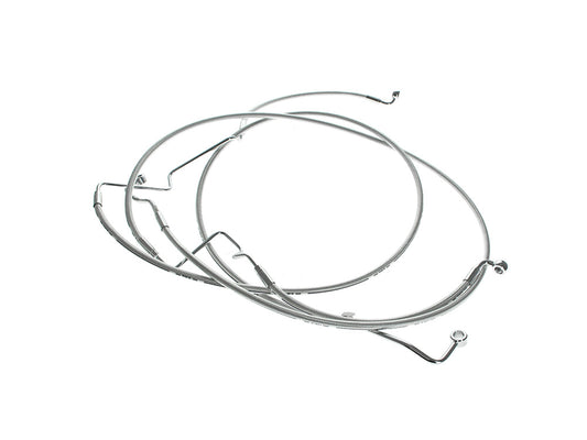 Lower Front Brake Line – Sterling Chromite. Fits Street Glide 2024up