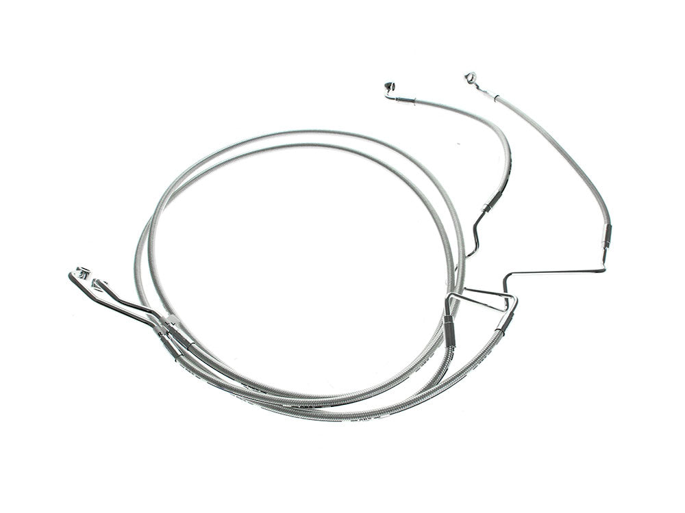 Lower Front Brake Line – Sterling Chromite. Fits Road Glide 2024up