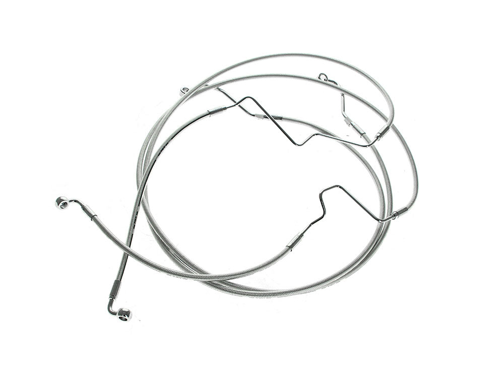 Lower Front Brake Line – Sterling Chromite. Fits Road King Special 2024up