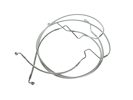 Lower Front Brake Line – Sterling Chromite. Fits Road King Special 2024up