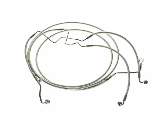 Lower Front Brake Line – Sterling Chromite. Fits Road Glide Limited 2024up