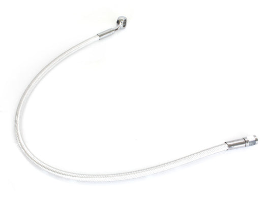 22in. Upper Front Brake Line with 12mm x 35 Degree Banjo – Sterling Chromite.