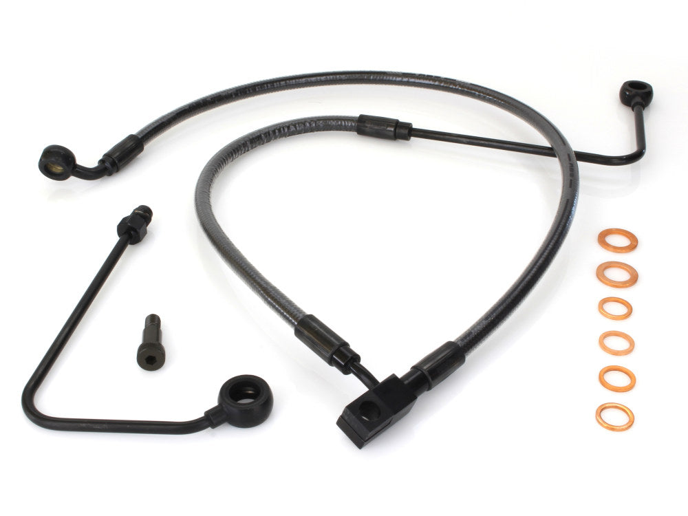 Lower Brake Line – Black Pearl. Fits FXS Blackline 2011-2013 & Breakout 2013-2014 Models with Single Front Disc Caliper.