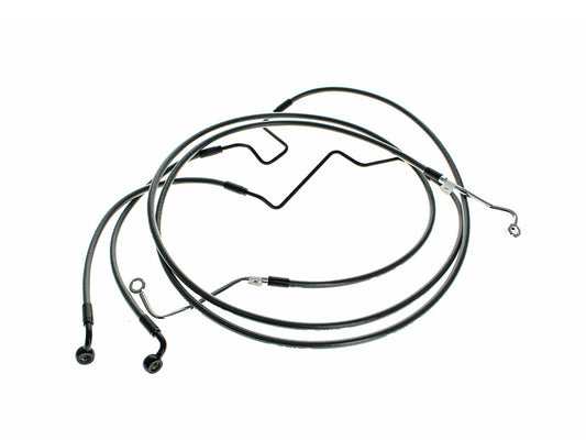 Lower Front Brake Line – Black Pearl. Fits Road King Special 2024up