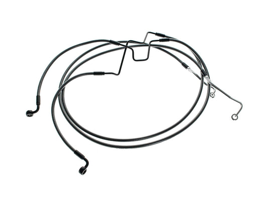 Lower Front Brake Line – Black Pearl. Fits Road Glide Limited 2024up