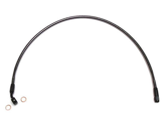 42in. Upper Front Brake Line with 10mm x 35 Degree Banjo – Black Pearl.