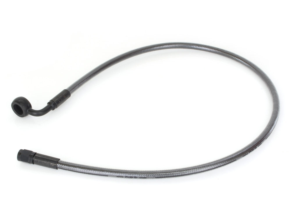 26in. Upper Front Brake Line with 12mm x 90 Degree Banjo – Black Pearl.