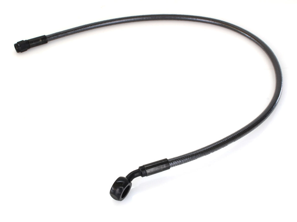 24in. Upper Front Brake Line with 12mm x 35 Degree Banjo – Black Pearl.