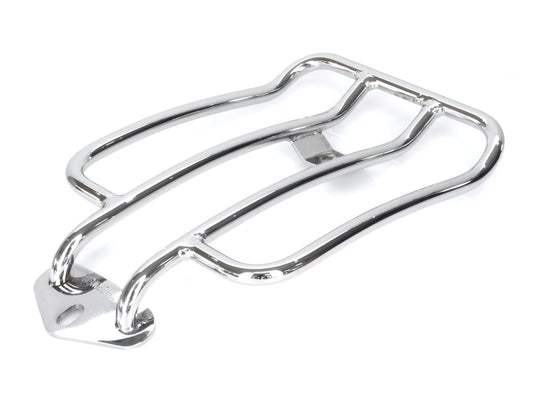 Solo Seat Luggage Rack – Chrome. Fits Sportster 2004-2021
