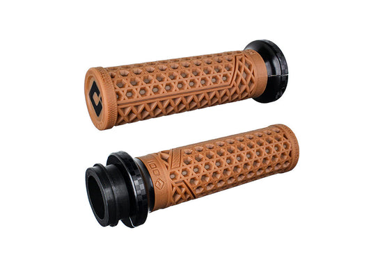 Vans Signature Lock-On Handgrips – Gum Rubber/Black Checker. Fits Indian Touring 2018up.