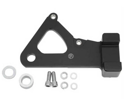 Right Hand Rear Caliper Mount – Black. Fits FXR 1982-1994 & FXWG 1984-1986 Models with 11.5in. Disc Rotor when using Performance Machine 125x4R Caliper.