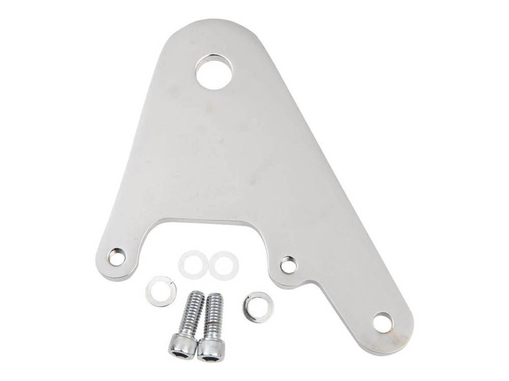 Rear Caliper Mount – Polished. Fits Rigid & Custom Applications with 11.5in. Disc Rotor, 3/4in. Axle & when using Performance Machine 125x4R Caliper.