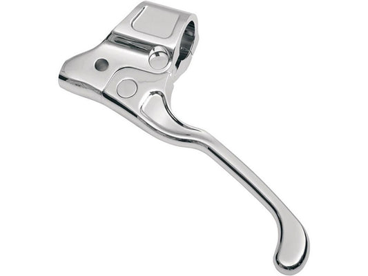 Clutch Perch & Lever Assembly – Chrome. Fits Big Twin 1984-2006.