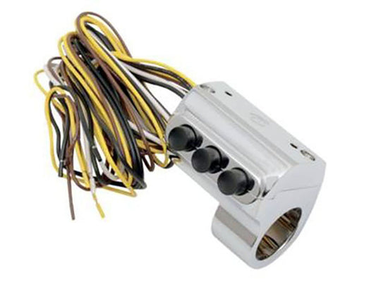 Left Hand 3 Button Switch Assembly – Chrome.