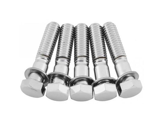 7/16-14 x 2in. Rear Pulley / Sprocket Bolts – Chrome