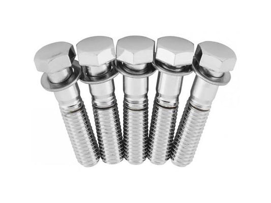 7/16-14 x 2-1/4in. Rear Pulley / Sprocket Bolts – Chrome