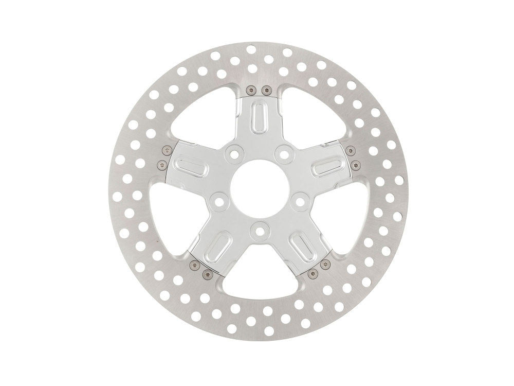 11.5in. Left Hand Front & Right Hand Front Formula Disc Rotor – Chrome. Fits H-D 1984up with 11-1/2in. Disc Rotor(s).